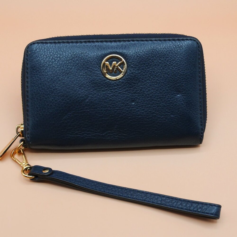 Michael Kors Wrislet, Navy/Gold